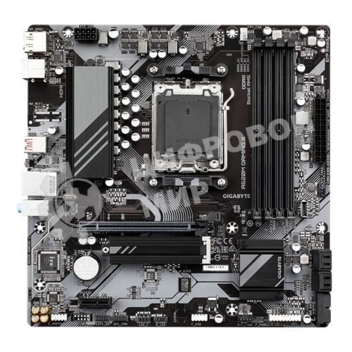 Материнская плата Gigabyte A620M GAMING X, Micro-ATX, AM5, AMD A620, 4xDDR5, 4xSATA, 1xM.2, 1xPCI-E 4.0 x16, 1xPCI-E x1, 1xHDMI, 1xDP, 1x 1Gb LAN, 1xUSB 3.2 Gen 2, 2xUSB 2.0, 2xUSB 3.2 Gen 1, 3x3.5мм, 7.1, ATX