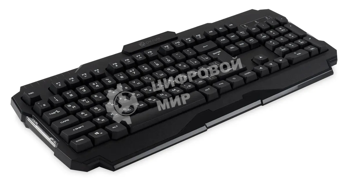 Клавиатура Oklick 757G HW2 проводная, USB Type-A, чёрный