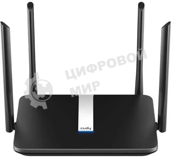 Роутер беспроводной Cudy X6 AX1800 10/100/1000BASE-TX черный