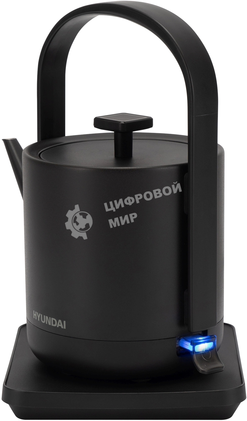 Чайник электрический Hyundai HYK-S2507 0.6 л, 1000 Вт, черный
