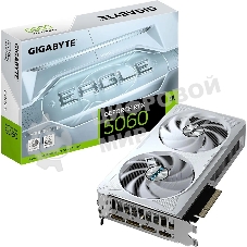 Видеокарта Gigabyte GV-N5060EAGLEOC ICE-8GD, NVIDIA GeForce RTX 5060, 8 ГБ GDDR7, 128 бит, PCI-e 5.0, 1xHDMI, 3xDP