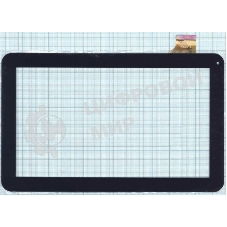 Сенсорное стекло (тачскрин) WJ608-V1.0 (V2.0), черное