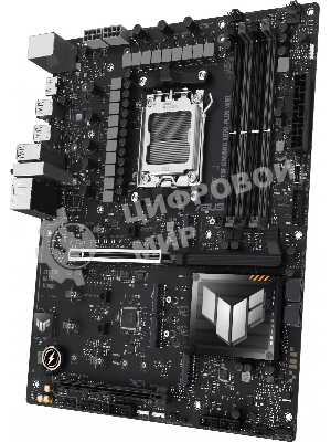 Материнская плата ASUS TUF GAMING X870-PLUS WIFI, AM5, AMD X870, 4xDDR5, 2xSATA, 4xM.2, 1xPCIe 5.0 x16, 1xPCIe 4.0 x4, 1xHDMI, 1xUSB-C 3.2 Gen 2, 1xUSB-C 3.2 Gen 2x2, 2xUSB-C 4.0, 1x 2.5Gb LAN, 1xUSB-A 2.0, 3xUSB-A 3.2 Gen 2, 4xUSB-A 3.2 Gen 1, 5x3.5 мм, Wi-Fi 7, ATX