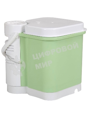Стиральная машина активаторного типа Фея-2 СМ-2 белый-зеленый, загрузка вертикальная 2 кг
