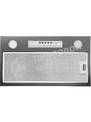 Вытяжка встраиваемая Zigmund & Shtain K 012.5 S серебристый, 52 см, 1010 куб. м/ч, 72 дБ