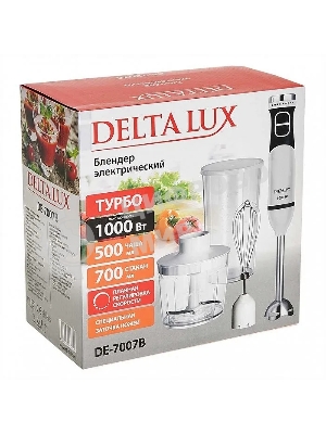 Блендер погружной DELTA LUX DE-7007B