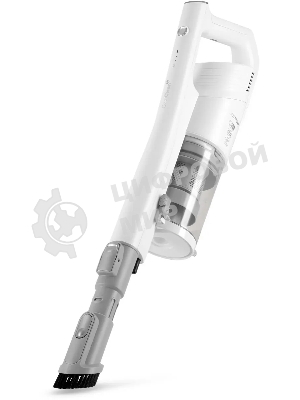 Пылесос вертикальный Coolfort CF-3004 белый, питание от аккумулятора, 150 Вт, уборка сухая, пылесборник 0,5 л, работа от АКБ max 30 мин.