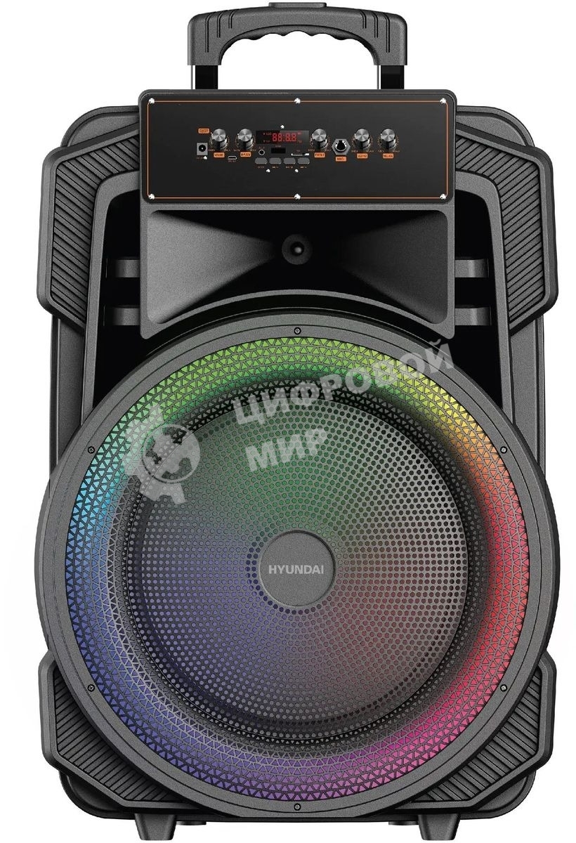 Минисистема Hyundai H-MC1295 черный 35Вт FM USB BT micro SD