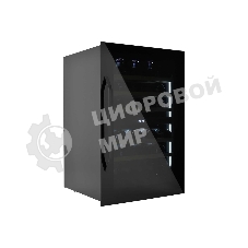 Винный шкаф встраиваемый ZÜGEL ZCWI570DB черный, 145 л, 2 отсека, 57 бут.