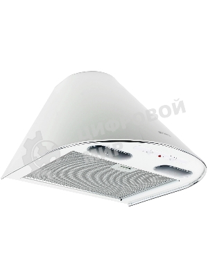 Вытяжка каминная Elikor Эпсилон 50П-430-П3Л белый/серебристый, 50 см, 430 куб. м/ч, 54 дБ