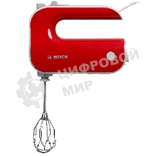 Миксер Bosch MFQ40303 красный, ручной, 500 Вт, 5 скоростей