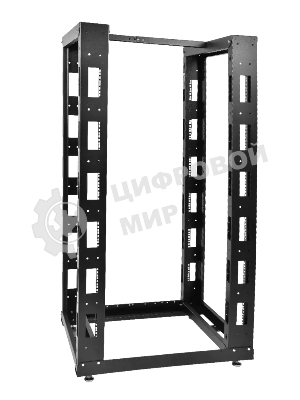 Стойка телекоммуникационная универсальная 42U двухрамная, черный