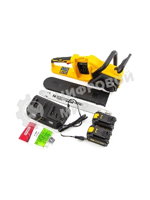 Цепная пила аккумуляторная бесщет. Denzel RCS400-36-0, Li-ion, 36 В, шина 400 мм