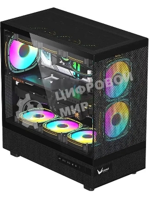 Компьютерный корпус AeroCool/Formula Crystal Z8 черный без БП ATX 9x120мм 7x140мм 1xUSB2.0 1xUSB3.0 1xUSB3.1 audio bott PSU