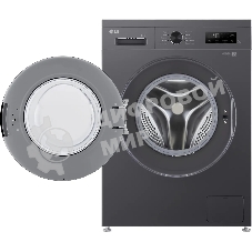 Стиральная машина LG F2Y1WS6J темно-серый, загрузка фронтальная 6,5 кг, 1200 об/мин., класс: A