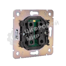 Выключатель Kranz STRONG 1 кл с подсветкой 10А с/у графит