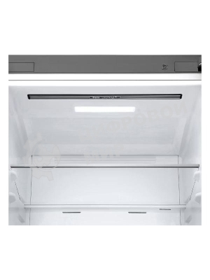 Холодильник LG GC-B459ANMW серебристый двухкамерный 234/110л морозилка снизу, No Frost