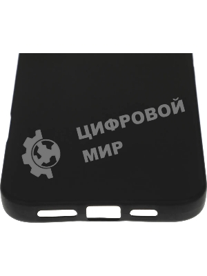 Чехол (клип-кейс) BoraSCO для Apple iPhone 16 Plus Silicone Case черный (73521)