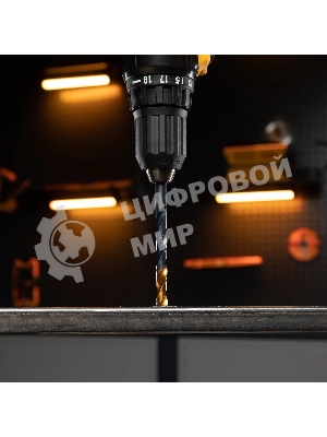 Сверло по металлу Denzel 8 мм, HSS-Tin, Golden Tip, 8 шт.