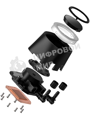 Система жидкостного охлаждения ID-Cooling FX360 TD ARGB Soc-AM5/AM4/1200/1700/1851 черный 4-pin 27.2dB Al+Cu LCD 350W Ret