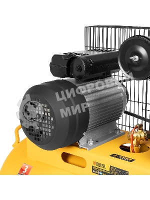 Компрессор воздушный Denzel BCV2200/100 рем. привод, 2,2 кВт, 100 л, 370 л/мин