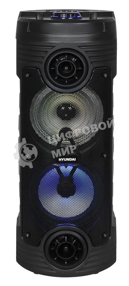 Минисистема Hyundai H-MC170 черный 80Вт/FM/USB/BT/SD/MMC