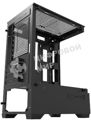 Корпус Bloody CC-125-BK, Mini-Tower, чёрный