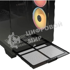 Корпус Corsair iCUE Link 3500X LX-R RGB Black, Midi-Tower, чёрный, 3 x 120 мм