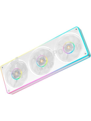 Вентилятор для корпуса Ocypus Sigma F36 WH ARGB, 3x120x120x25mm, 4-PIN PWM, 500-2200 RPM, 36 DBA MAX, FLUID DYNAMIC BEARING