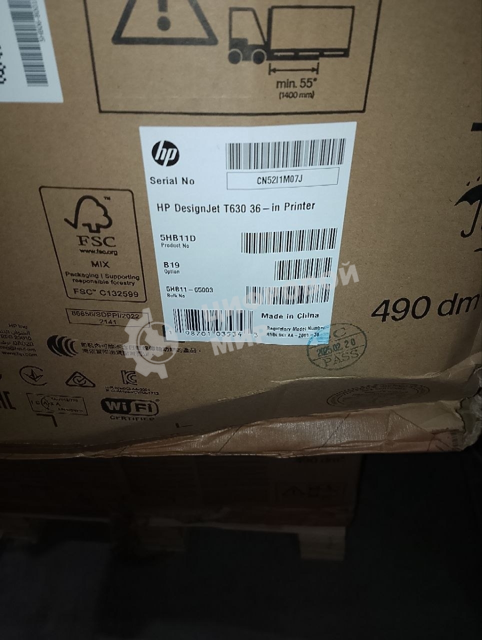 (Поврежденная упаковка) Плоттер HP Designjet T630 (5HB11A/5HB11D) A0/36
