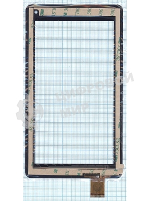 Сенсорное стекло (тачскрин) HK70DR2489-V02, черное