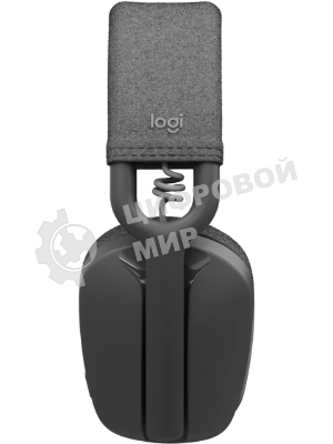 Гарнитура Logitech ZONE Vibe 100 серый, беспроводная, Bluetooth, до 20 ч