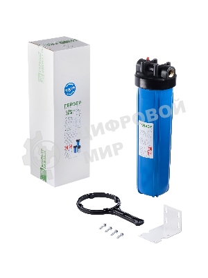 Корпус магистрального фильтра Гейзер 20BB с латунными вставками