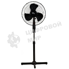 Вентилятор Oasis VF-50PB чёрный, напольный, 50 Вт, 3 скорости, 40 см (2 шт в упак.)