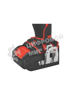 Дрель-шуруповерт KLECO KE18DM-20DB, 18 В, 2 Ач, 30 Нм, щеточный, ударный