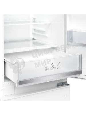 Встраиваемый холодильник Kuppersberg RBN 1761, High-Tech, ВхШхГ 178.5х54х55 см, объем 274 л, инверторный компрессор, электронное управление, скользящее крепление фасада, No Frost, LED освещение, супер заморозка, энергоэффективность А++