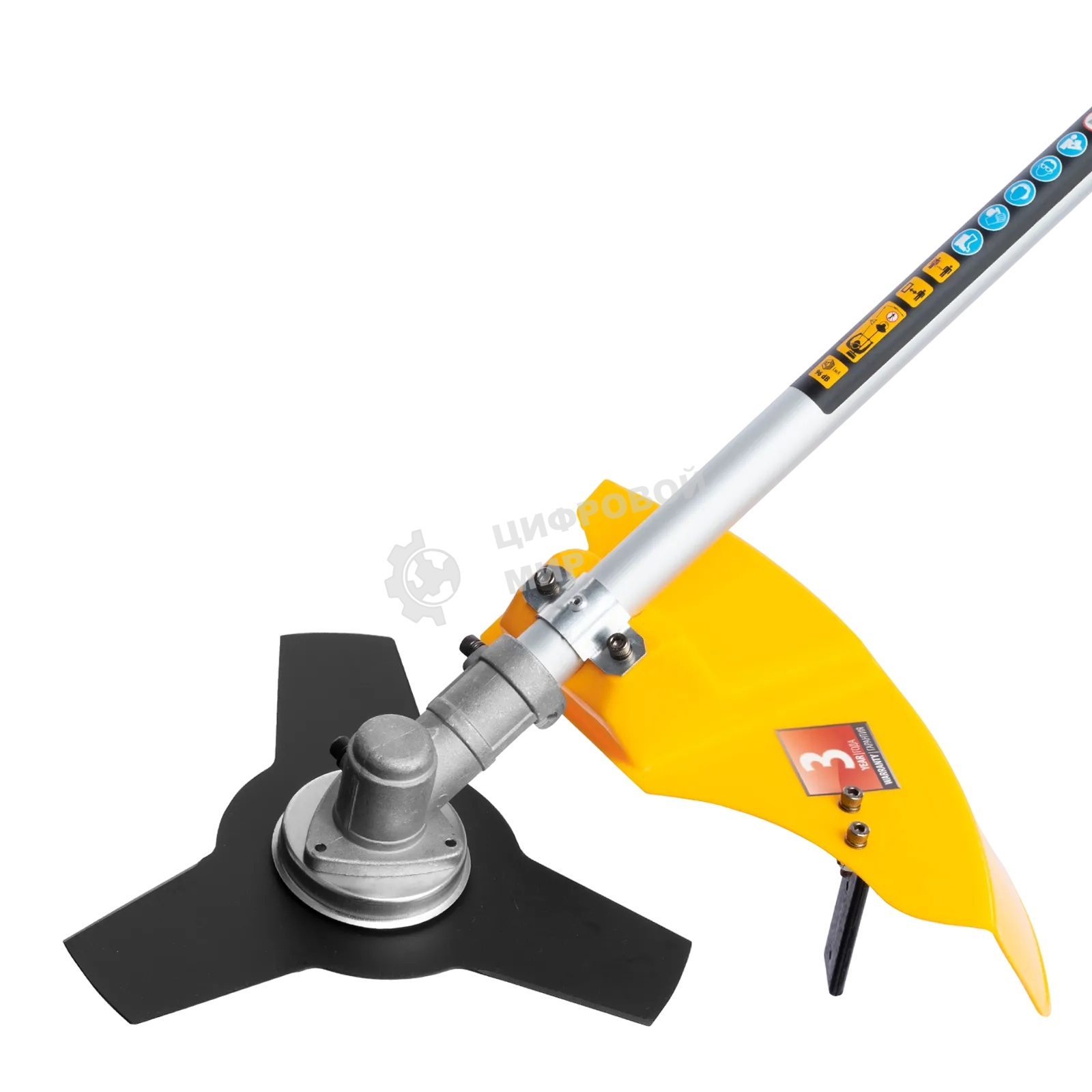 Триммер Denzel TE-1200 220В 1200Вт 7000об/мин Флески 2мм ширина реза 380мм