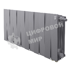 Радиатор биметаллический Royal Thermo PianoForte 300 Серебристый VR80 - 12 секц.