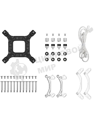 Система жидкостного охлаждения Deepcool LE360 PRO Wh ARGb Soc-AM5/AM4/1200/1700/1851 белый 4-pin 19-33dB Al 300W 1817gr Ret (R-LE360PRO-WHAMMC-G-1)