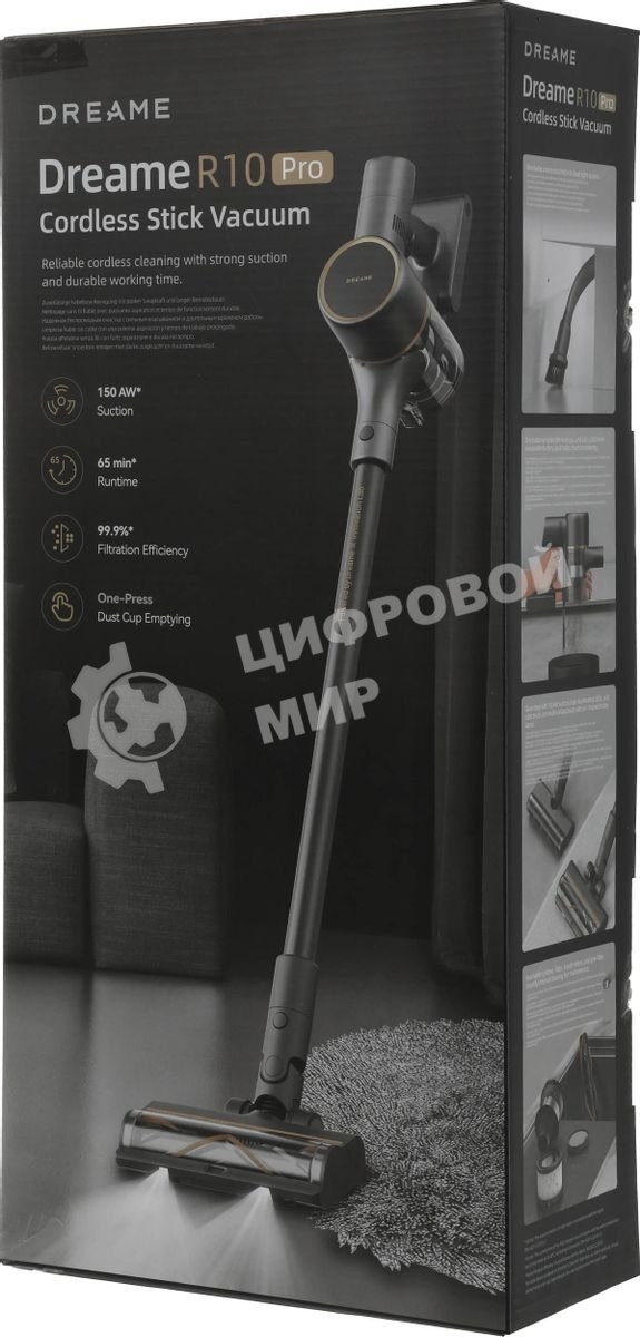 Беспроводной пылесос Dreame Cordless Vacuum Cleaner R10 Pro черный