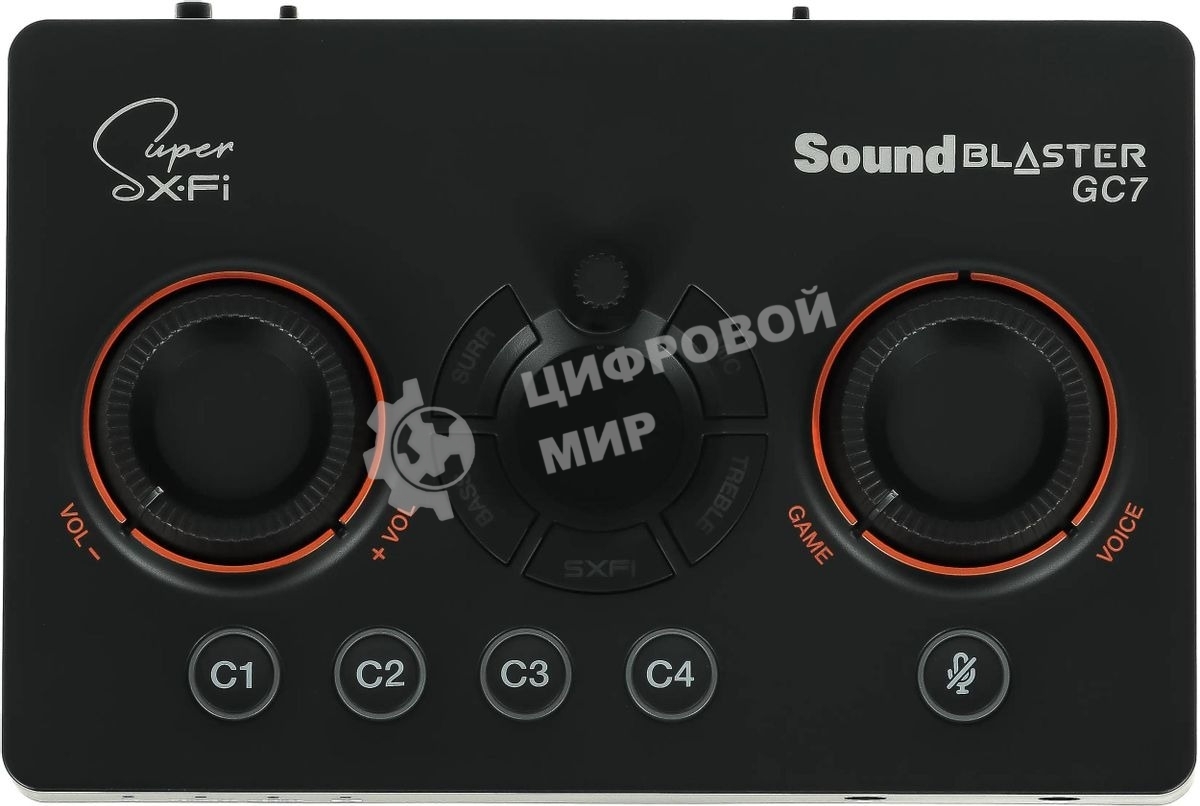 Звуковая карта Creative USB Sound BlasterX GC7 (Super X-Fi Ultra DSP) 7.1 Ret