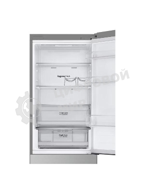 Холодильник LG GC-B459ANMW серебристый двухкамерный 234/110л морозилка снизу, No Frost
