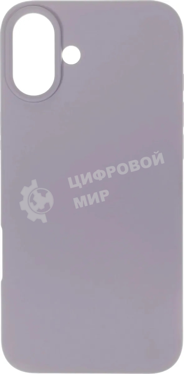 Чехол (клип-кейс) BoraSCO для Apple iPhone 16 Plus Microfiber Case лавандовый (73686)