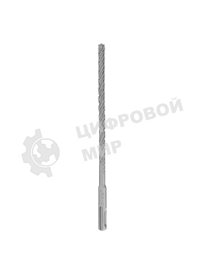 Бур по бетону Denzel цельная крестовая пластина, 8x215 мм, SDS PLUS