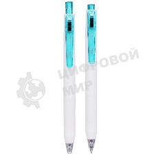 Ручка гелевая Deli EG22-GN белый/зеленый, d=0.5мм, зеленые чернила