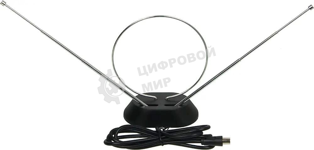 Антенна телевизионная Hyundai H-TAI100 3дБ пассивная черный