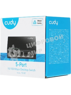 Коммутатор Cudy FS105, 5×100 Мбит/с