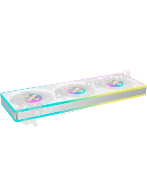 Вентилятор для корпуса Ocypus Sigma F36 WH ARGB, 3x120x120x25mm, 4-PIN PWM, 500-2200 RPM, 36 DBA MAX, FLUID DYNAMIC BEARING