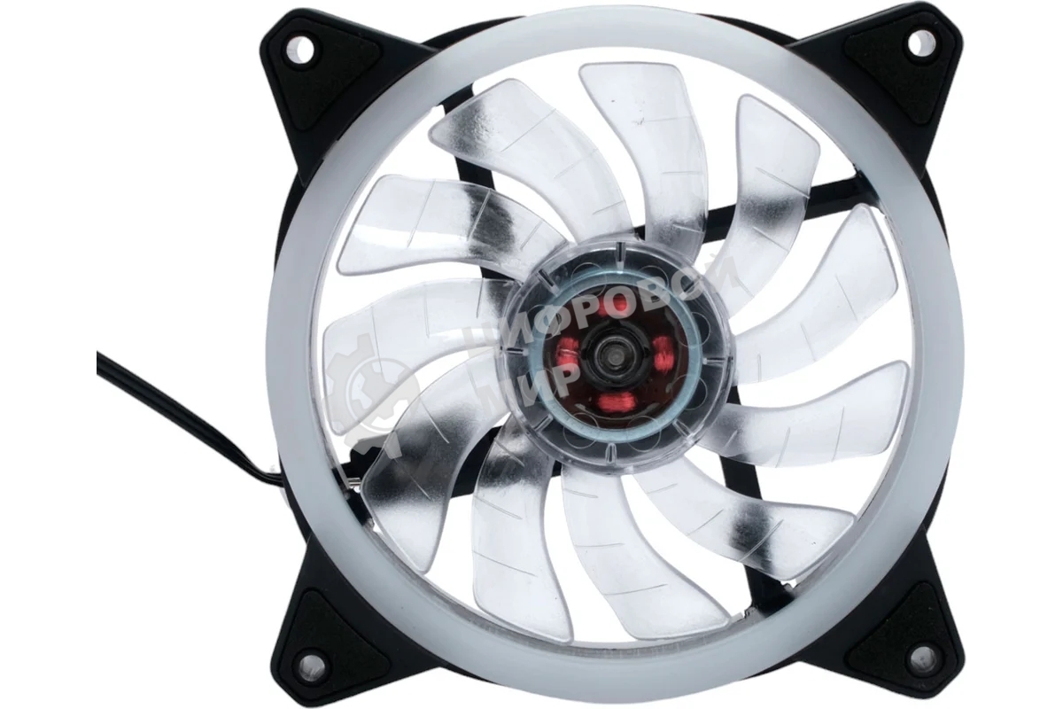 Вентилятор для корпуса Gembird черный, 120 мм, 1200 об/мин, 20.5 дБ, 3 pin