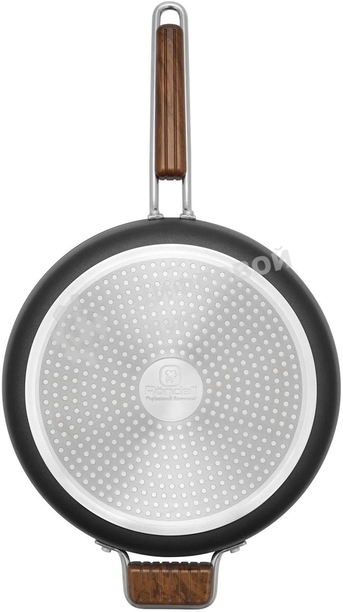 Сотейник Rondell Fjord RDA-1799, 28 см, с крышкой, черный